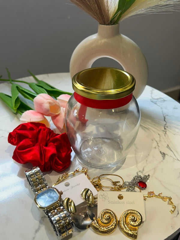 Saraz Mystery Jewellery Jar — Vintage Watch Edition (₹3,700+ Value)