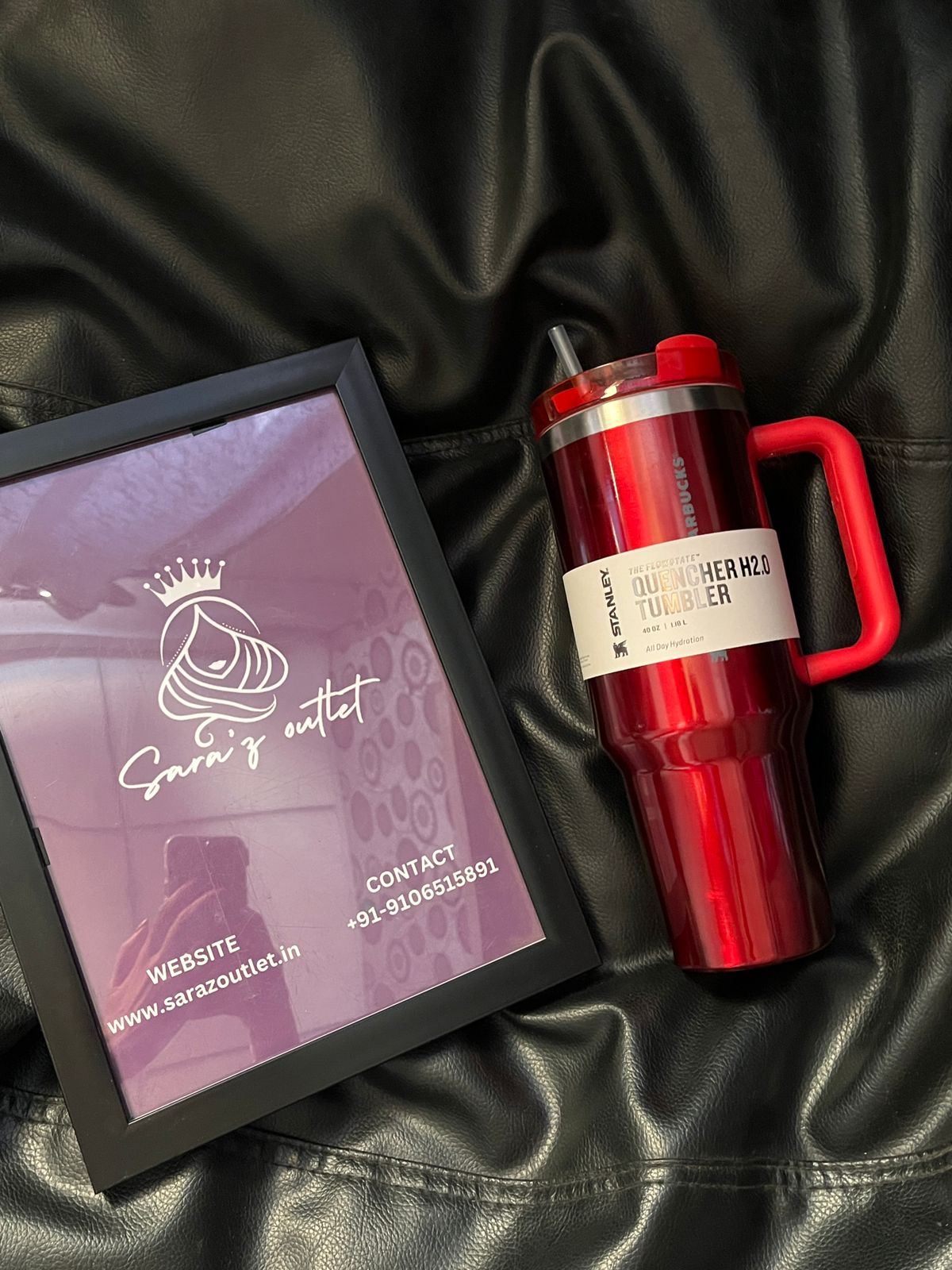 STANLEY TUMBLER RED STARBUCKS