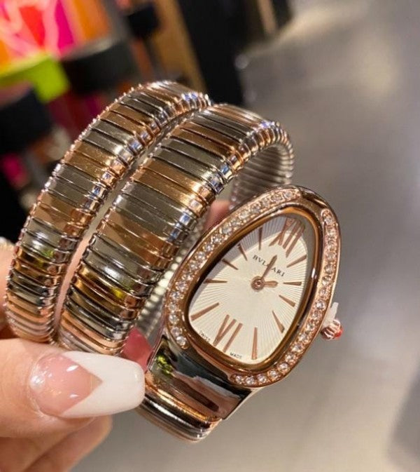 Bvlgari Serpenti Snake Copper-White