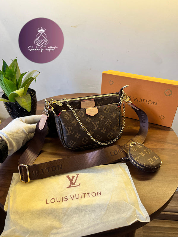 LV Pochette Brown