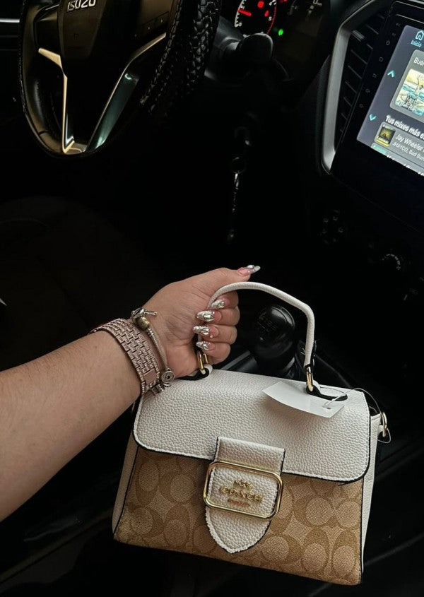 COAC_H Morgan Top Handle Satchel Bag with folding box 255