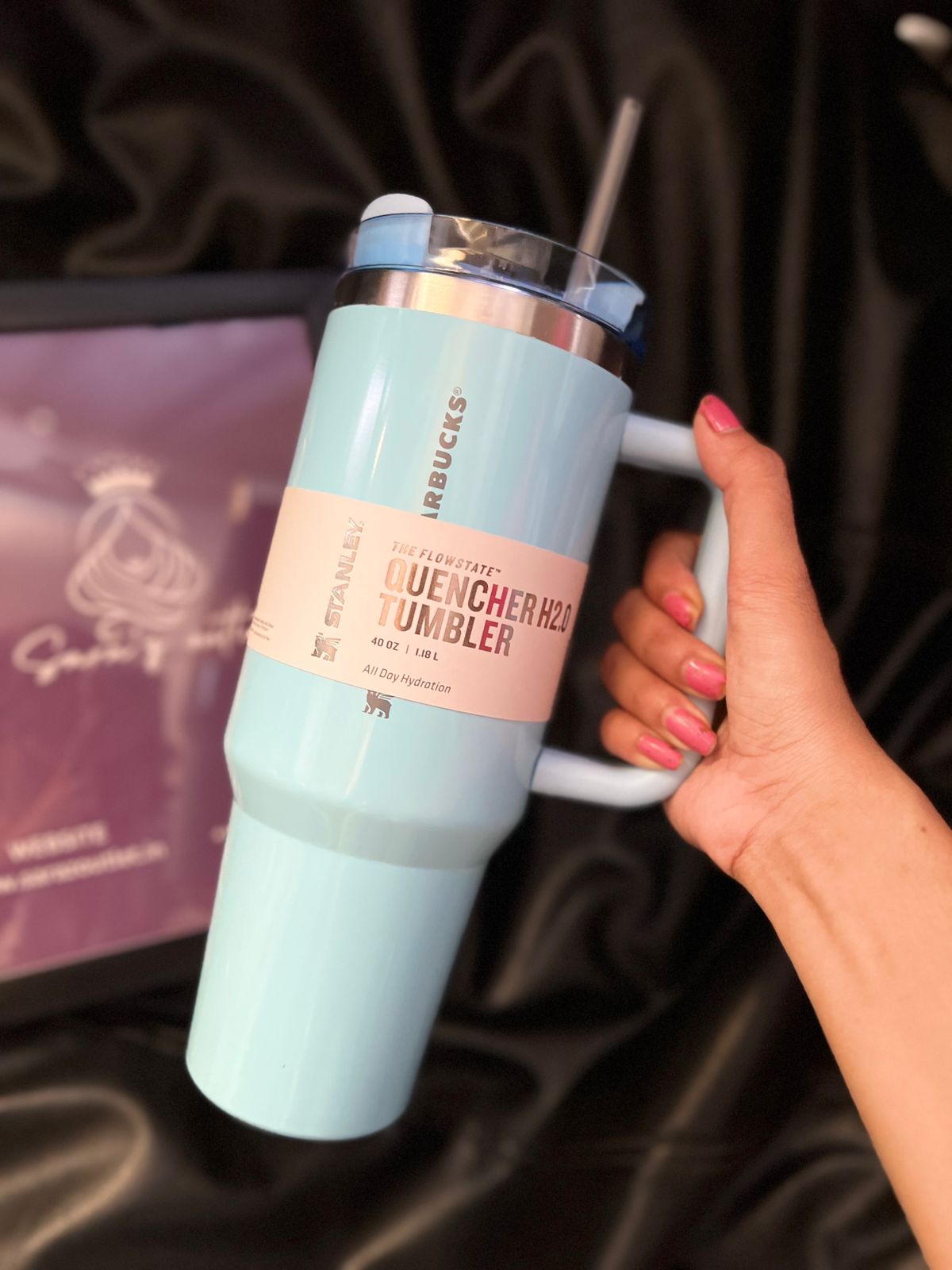 STANLEY TUMBLR Light Blue Starbucks