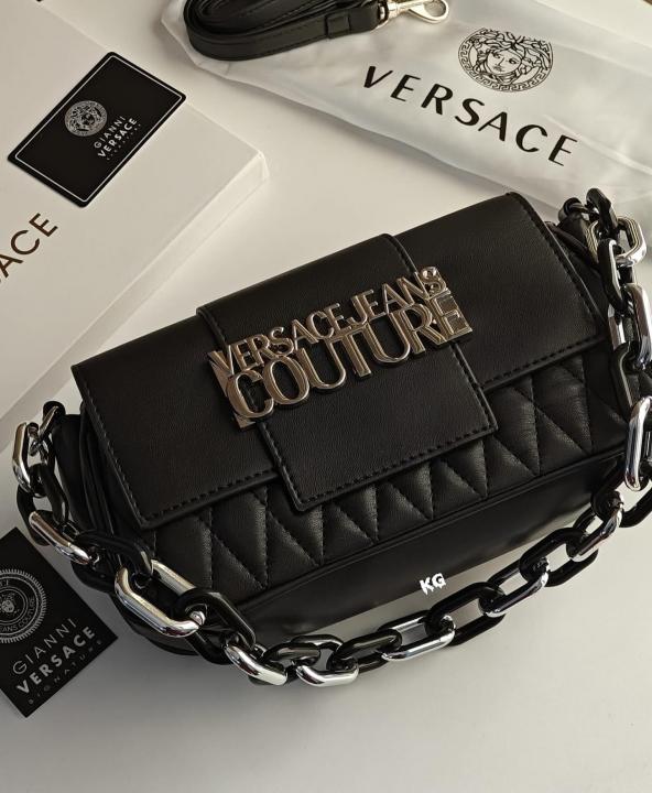 Versace_jeans_couture_quilted_black_shoulderbag_with_ogbox_etc