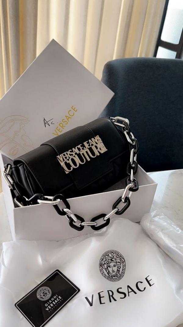 Versace_jeans_couture_quilted_black_shoulderbag_with_ogbox_etc