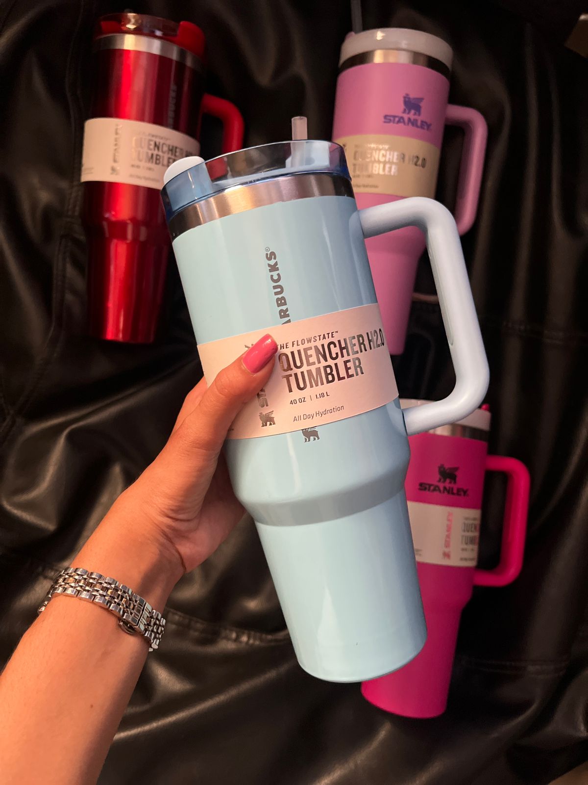 STANLEY TUMBLR Light Blue Starbucks