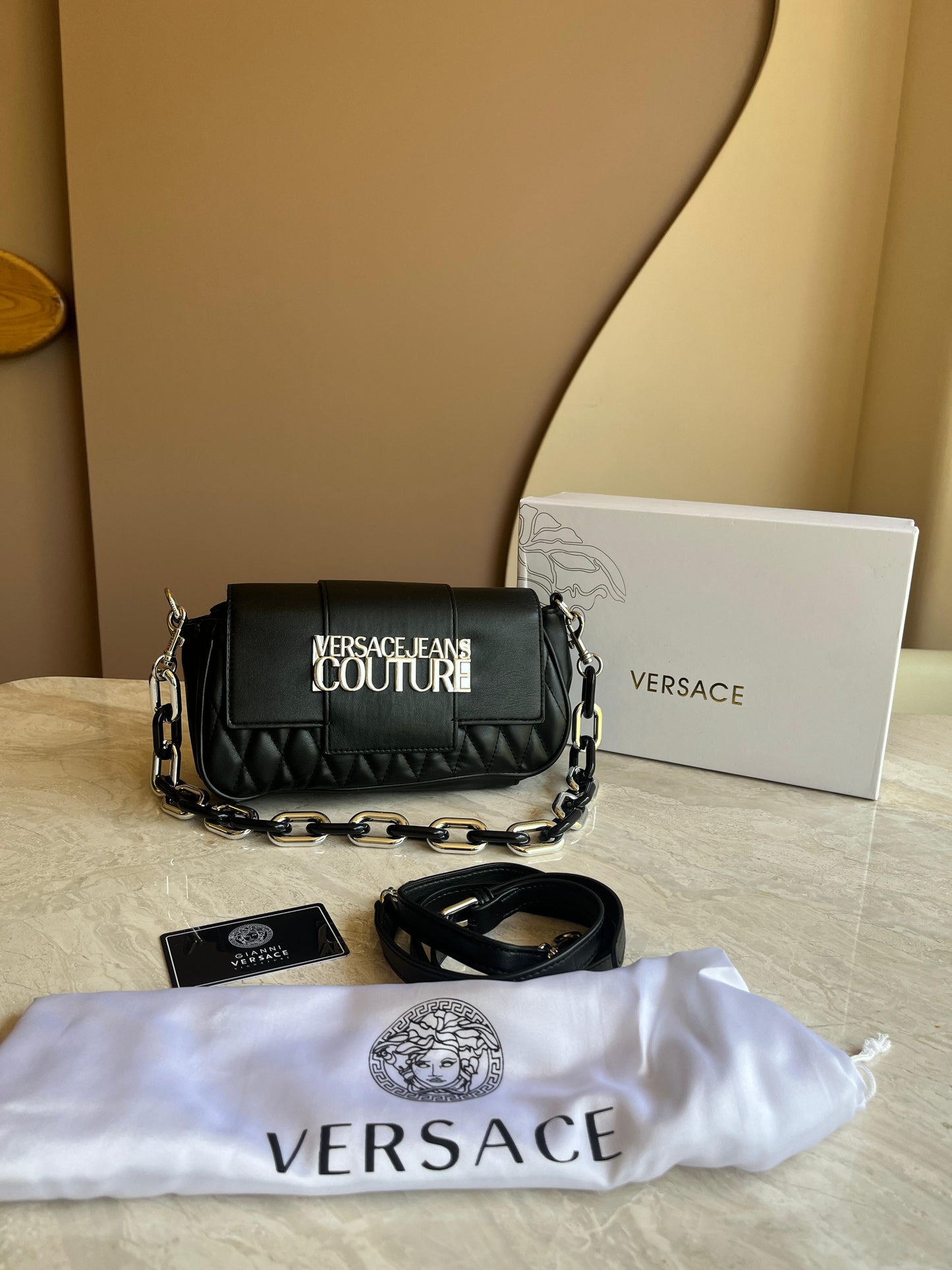 Versace_jeans_couture_quilted_black_shoulderbag_with_ogbox_etc