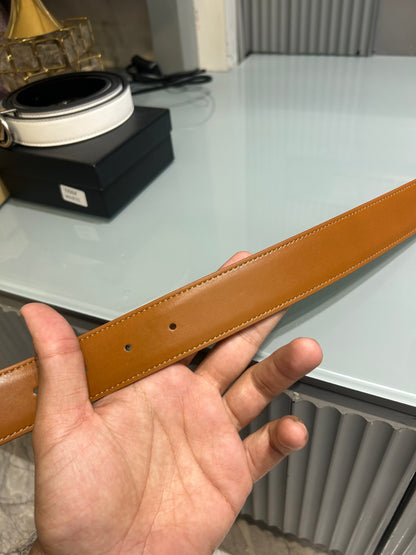 Premium Miu-Miu Bronze Waist Belt Women With Box