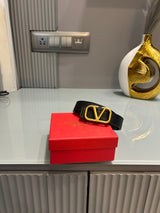 Premium Valentino-GRN Black Waist Belt Women With Box