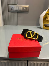 Premium Valentino-GRN Black Waist Belt Women With Box