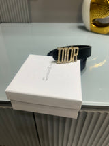 Premium CD-Black Diamond Studded Waist Belt Women With Box