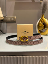 Premium Coaxh-Beige Monogram Waist Belt Women With Box