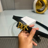 Premium CD-Plain Black Waist Belt Women With Box