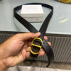 Premium CD-Plain Black Waist Belt Women With Box