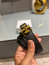 Premium Tory-Burch Black Waist Belt Women With Box