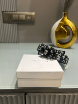 Premium CD-Monogram Black Waist Belt Women With Box