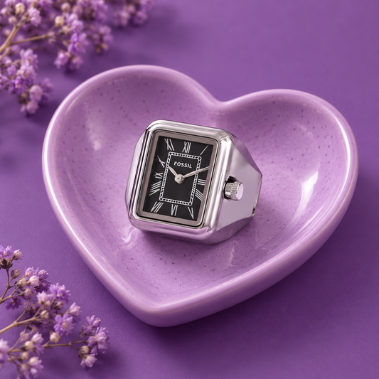 FSL Raquel Silver Ring Watch – Unisex Luxury Timepiece