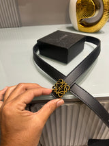 Premium Loewe-Black Waist Belt Women With Box