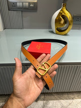 Premium Valentino-GRN Tan Waist Belt Women With Box
