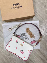 Coaxh Nolita 19 Shoulder Bag with Pearl Charm & OG Box