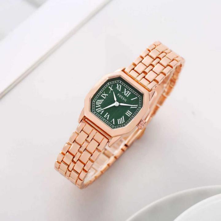 Fossil Harlow Copper-Green Ladies Watch