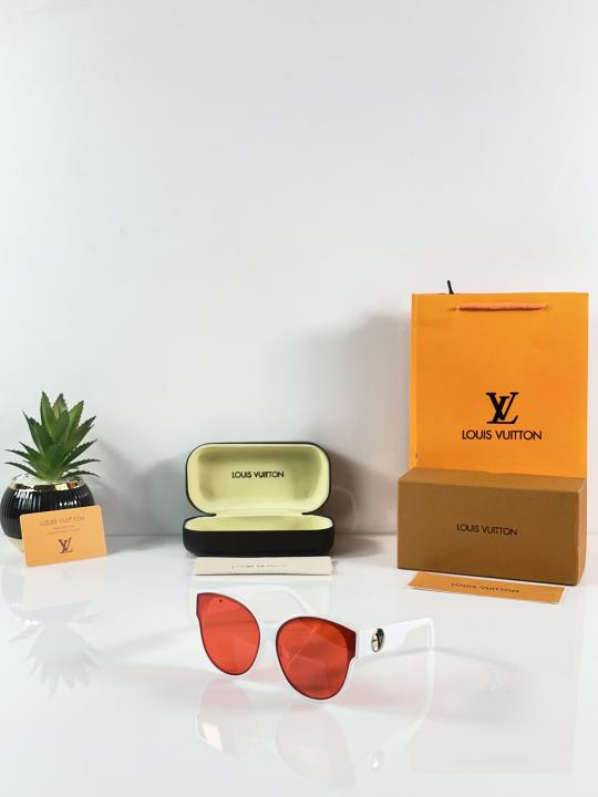 Gradient Women's Sunglasses – White Red