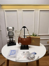 Coaxh Teri Shoulder Bag in Smooth Leather with OG Box & Carry Bag