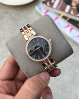 MK Darci Rose Gold Black