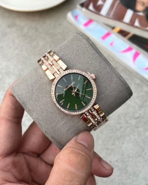 MK Darci Rose Gold Green