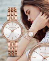 MK Darci Rose Gold White