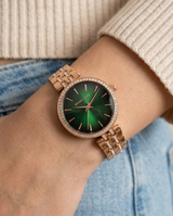 MK Darci Rose Gold Green
