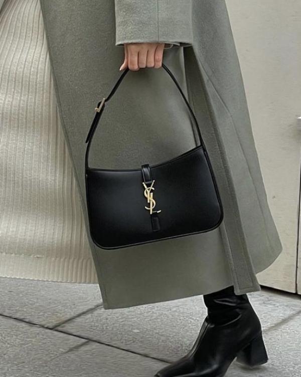 Premium Leather Hobo Bag With OG Box - Front