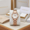 Versxce Heritage Copper White Watch for Women