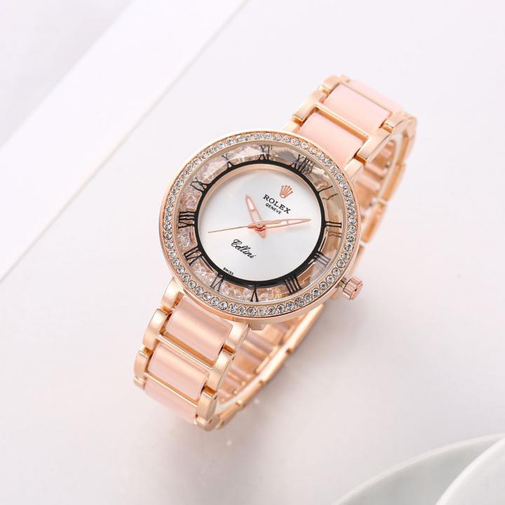 RX Celine Pink White Watch Side