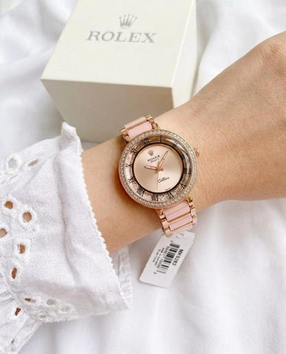 RX Celine Copper Pink Watch Front