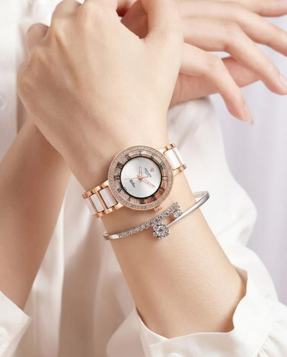 RX Celine White Watch Front