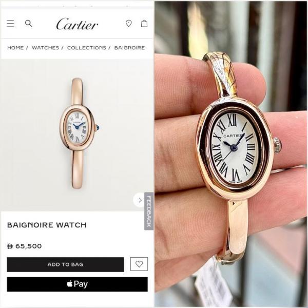 Signature Diamond Dial Watch for Women