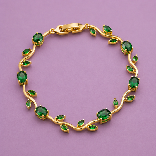 Evergreen Tulip Vine Bracelet