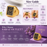 FSL Raquel Gold Ring Watch – Unisex Luxury Timepiece