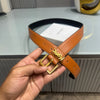 Premium YSL-Plain Tan Waist Belt Women With Box
