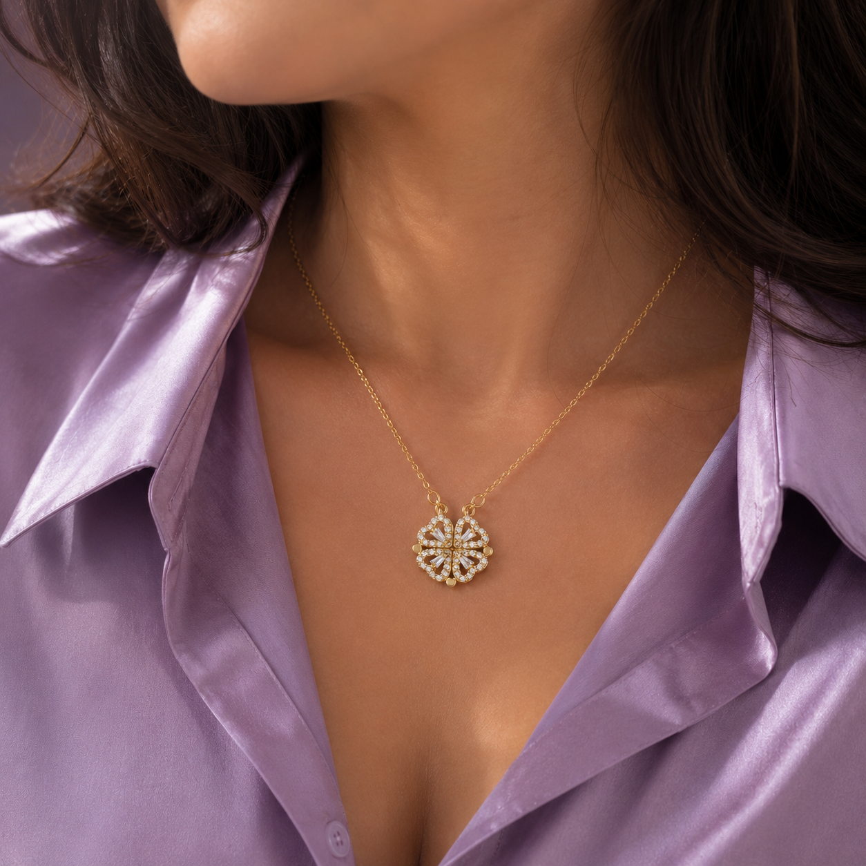 Eternal Heart Charm Necklace