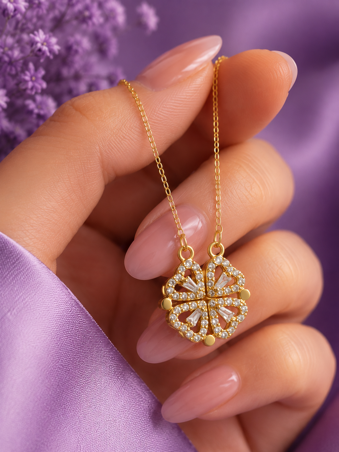 Eternal Heart Charm Necklace