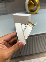 Premium CD-White Waist Belt Women With Box
