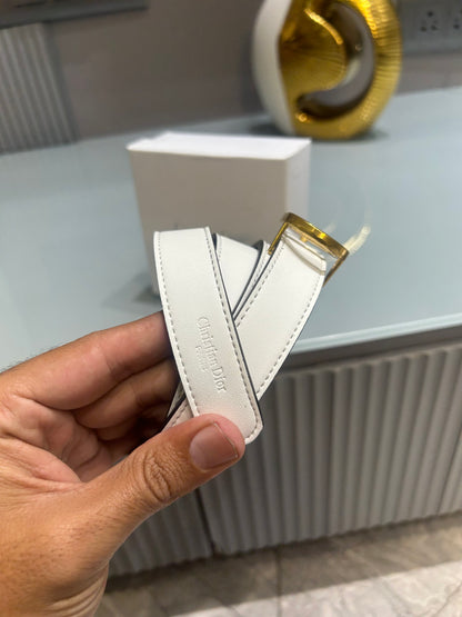 Premium CD-White Waist Belt Women With Box