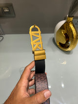 Premium MK-Monogram Brown Waist Belt Women With Box