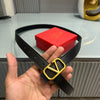Premium Valentino-GRN Black Waist Belt Women With Box