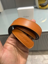 Premium Tory-Burch Tan Waist Belt Women With Box