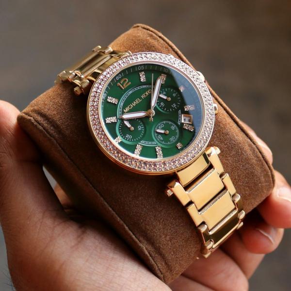 MK Parker Green Dial Watch for Women