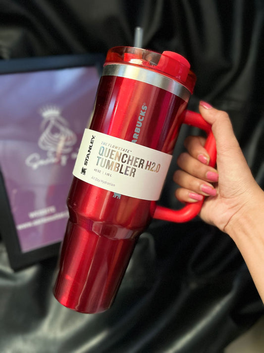 STANLEY TUMBLER RED STARBUCKS