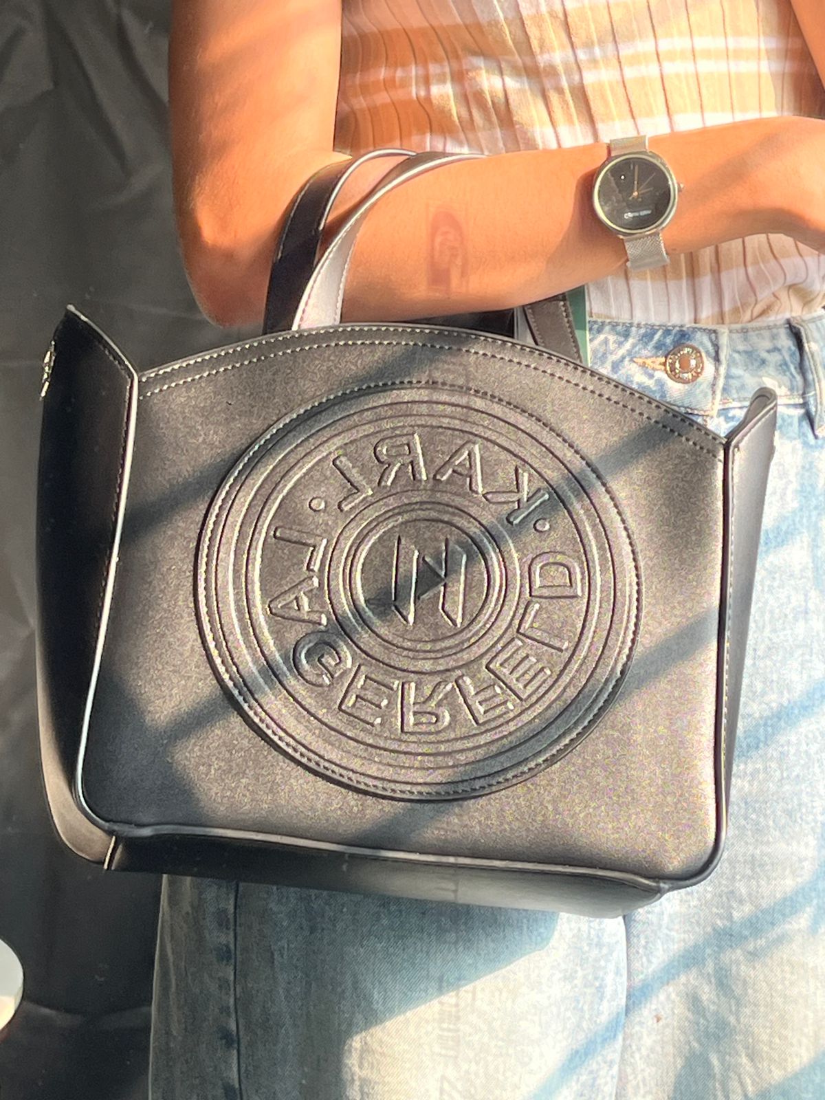 Kaxl_Lagerfeld Field Tote