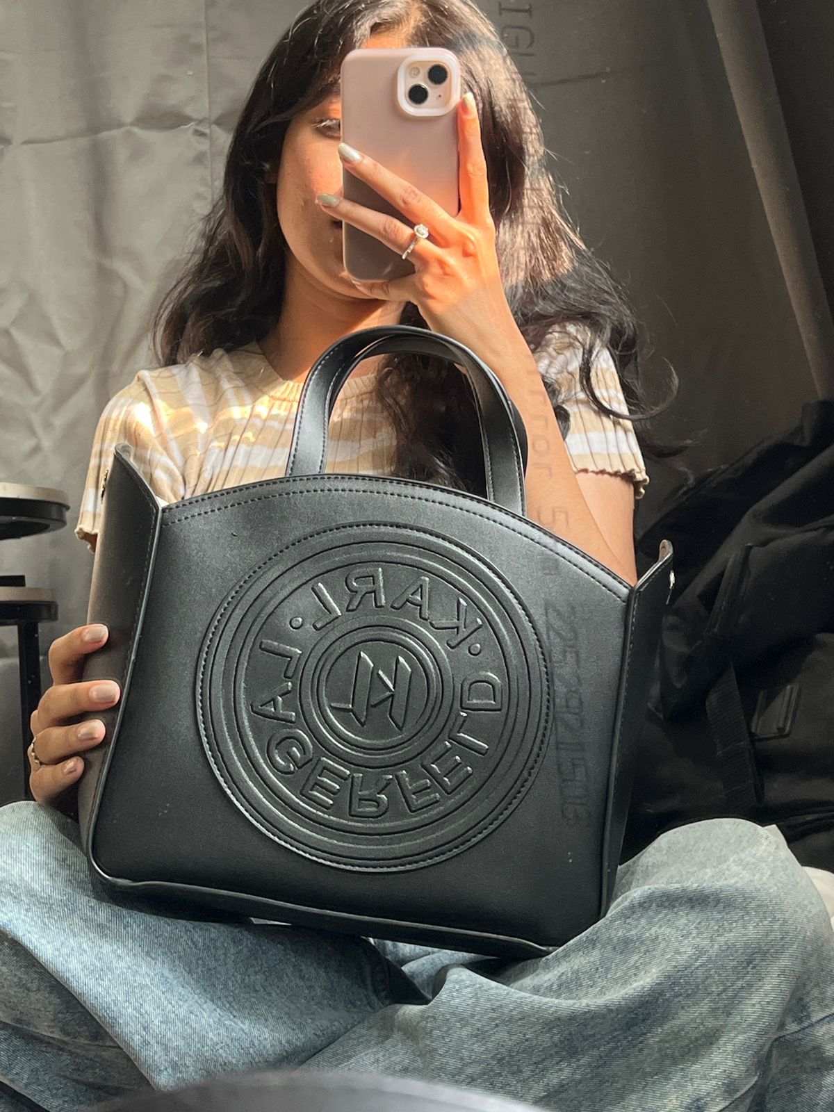 Kaxl_Lagerfeld Field Tote